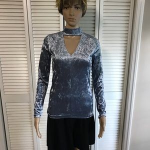 bar‎ III São Paulo Velvet shirt NWT SZ SM